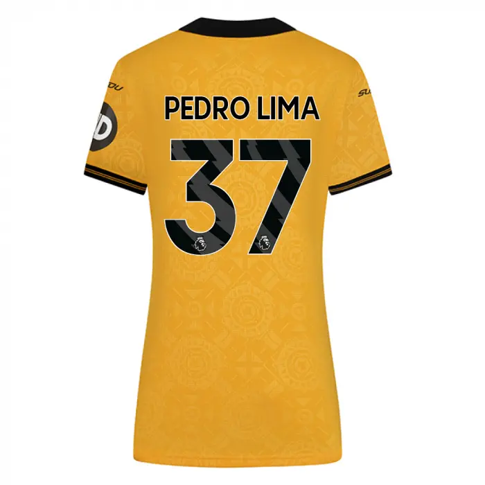Wolverhampton Wanderers Store | Shop Official 2025-26 Wolves Pro Home Shirt – Womens PEDRO LIMA 37 Wolves Gear